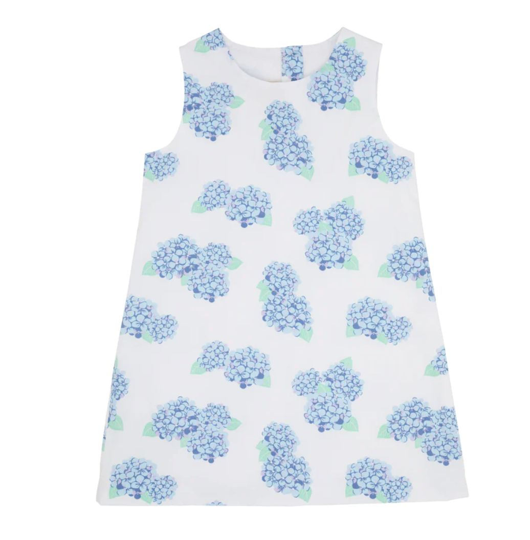 TBBC Annie Apron Dress Happiest Hydrangeas | The Little French Hen